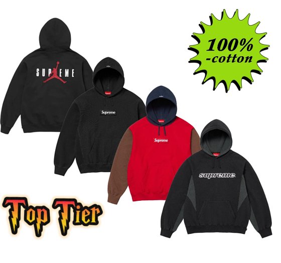 Supr*Top*Tier* 100% Cotton Printed Oversized Long-Sleeve Crew Neck T-Shirt - Style