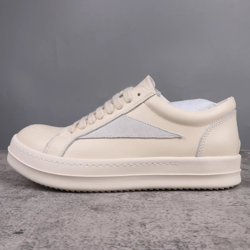 Low-top off-white small triangle (leather)