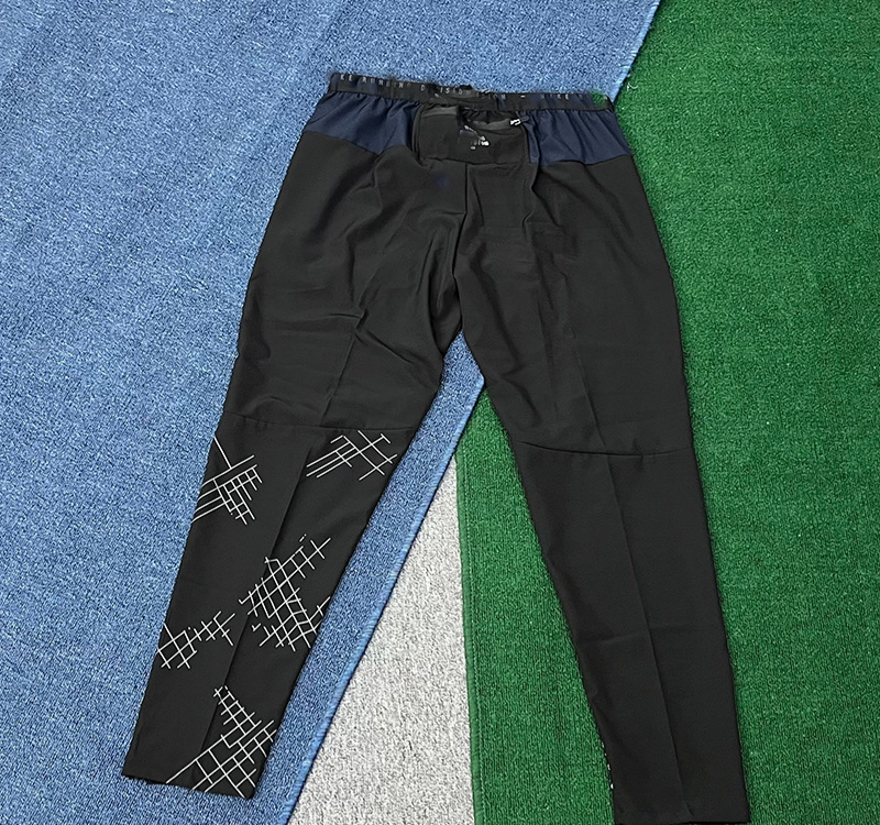 Threaded pants black