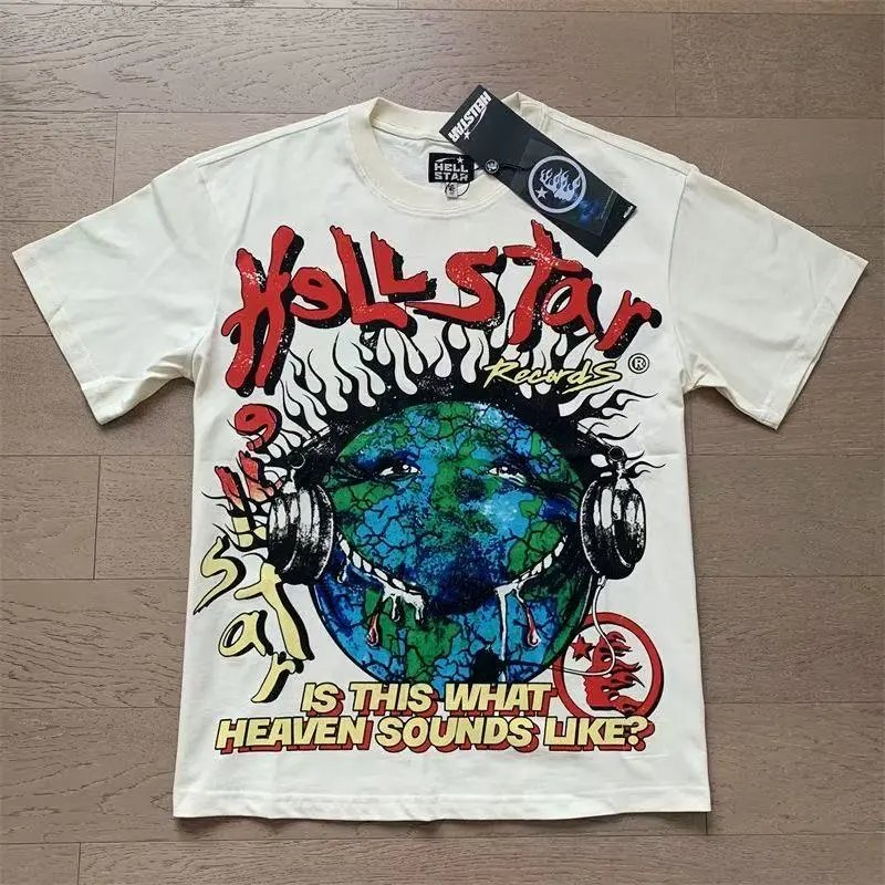 Hellstar X Logo Pink Graphic T-Shirt - 36