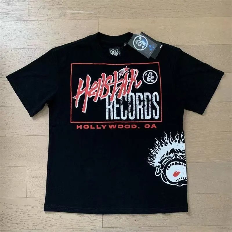 Hellstar X Logo Pink Graphic T-Shirt - 9