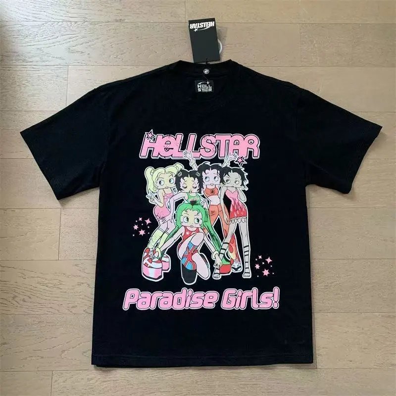 Hellstar X Logo Pink Graphic T-Shirt - 37