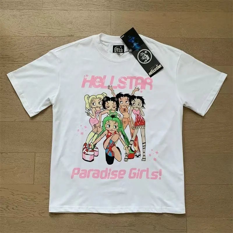 Hellstar X Logo Pink Graphic T-Shirt - 17