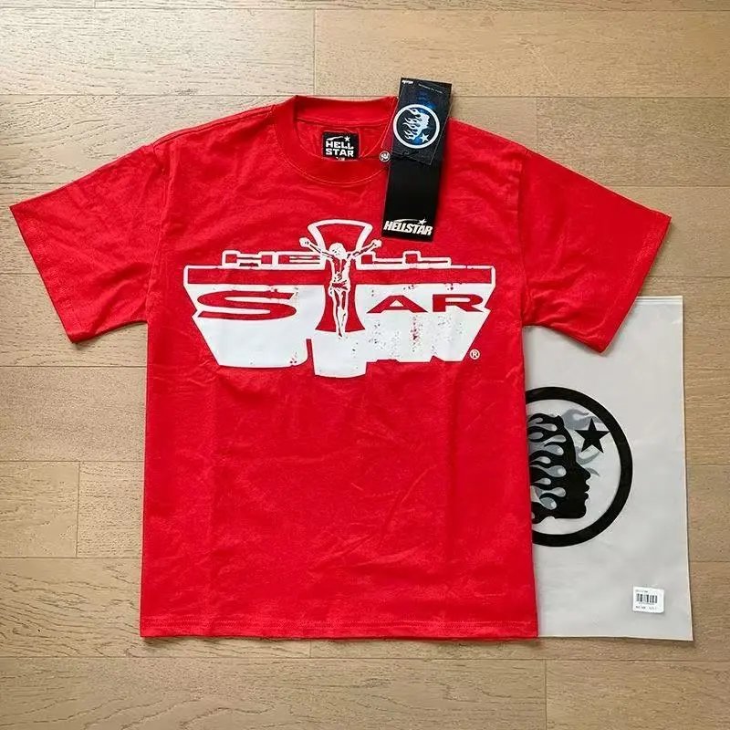 Hellstar X Logo Pink Graphic T-Shirt - 12