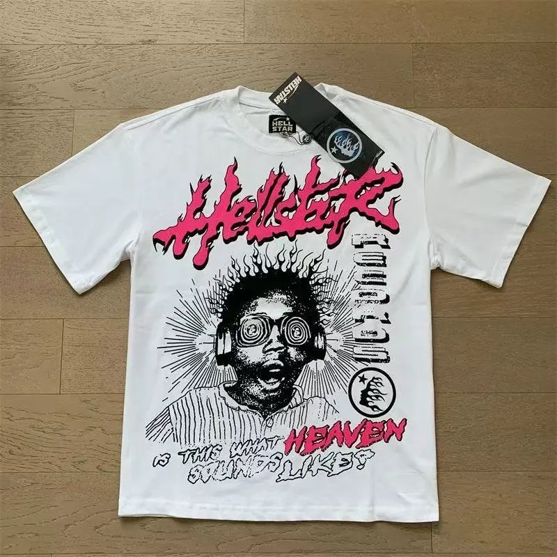 Hellstar X Logo Pink Graphic T-Shirt - 11