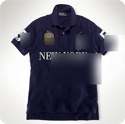 Football jersey lapel embroidery