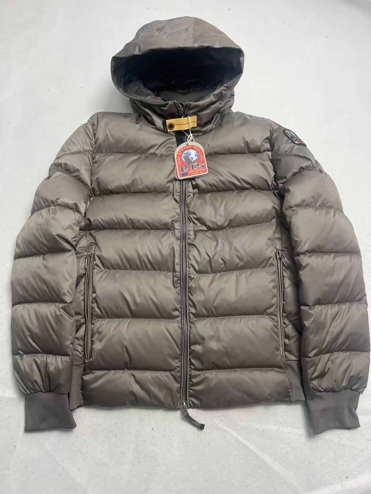 Khaki down jacket