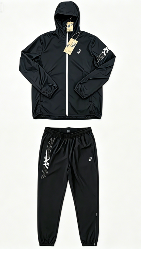 Black jacket and pants set