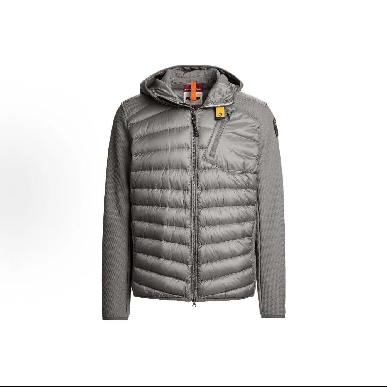 Khaki colored hooded