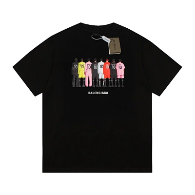 Balenciaga-Themed Short-Sleeve T-Shirt - rep koszulki