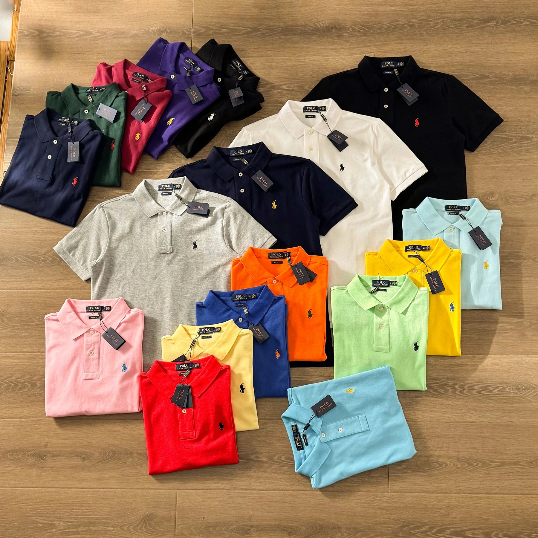 Polo Ralph Lauren Classic Fit Orange Polo - 3