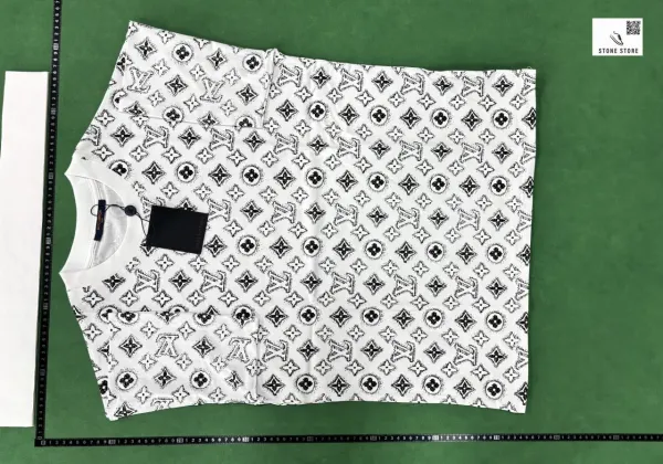 Louis Vuitton Monogram Sketch T-Shirt White - 1