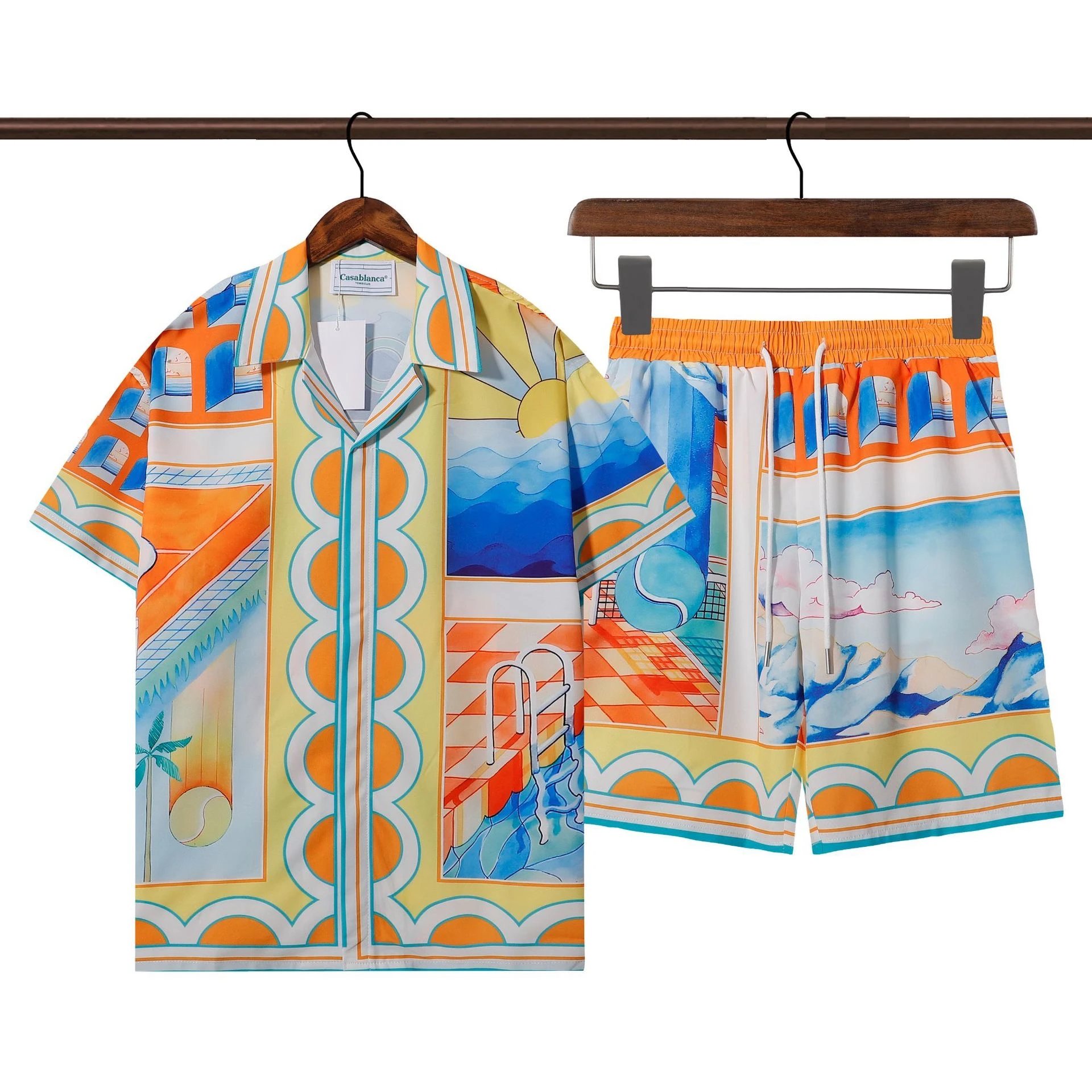 Gucci x Pokémon Resort-Style Short-Sleeve Shirt and Shorts Set Multicolor - 10