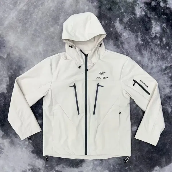Arc'teryx Alpha SV Jacket Off-White Outerwear - 1