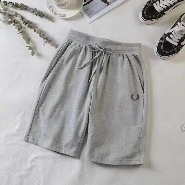 Fred Perry Laurel Wreath Shorts Gray - 1