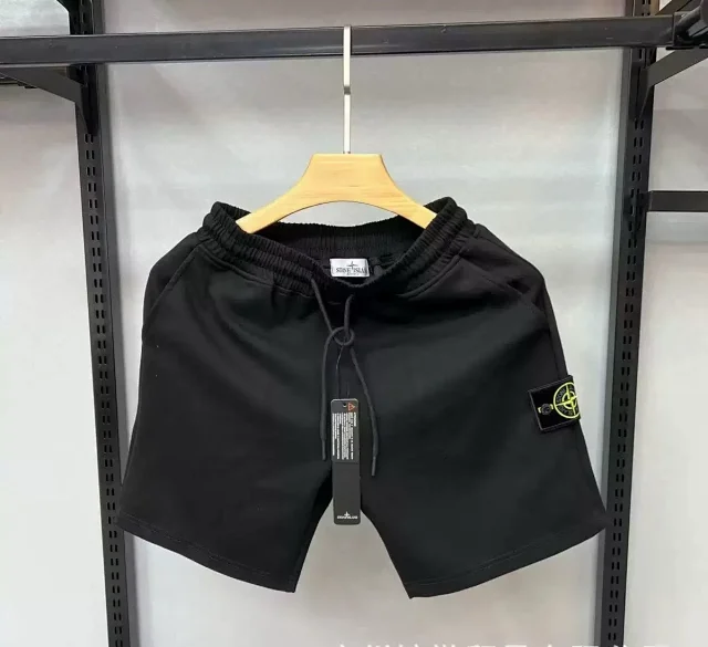Stone Island Shorts Elastic-Waist Drawstring with Compass Badge product detail image 12