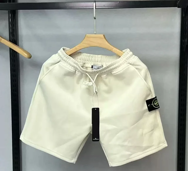 Stone Island Shorts Elastic-Waist Drawstring with Compass Badge product detail image 11