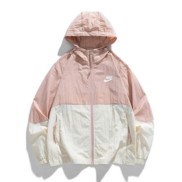 Nike Jackets Lightweight Hooded Zip-Front Windbreaker product detail image 21