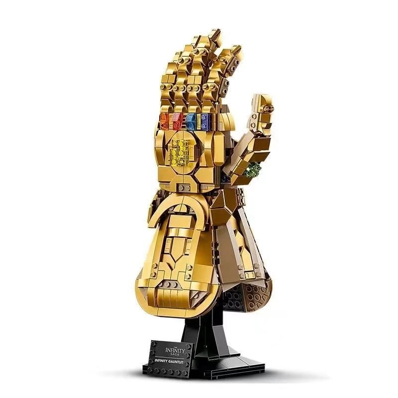 LEGO Marvel Studios Infinity Gauntlet Gold Collectible Display Model Accessories