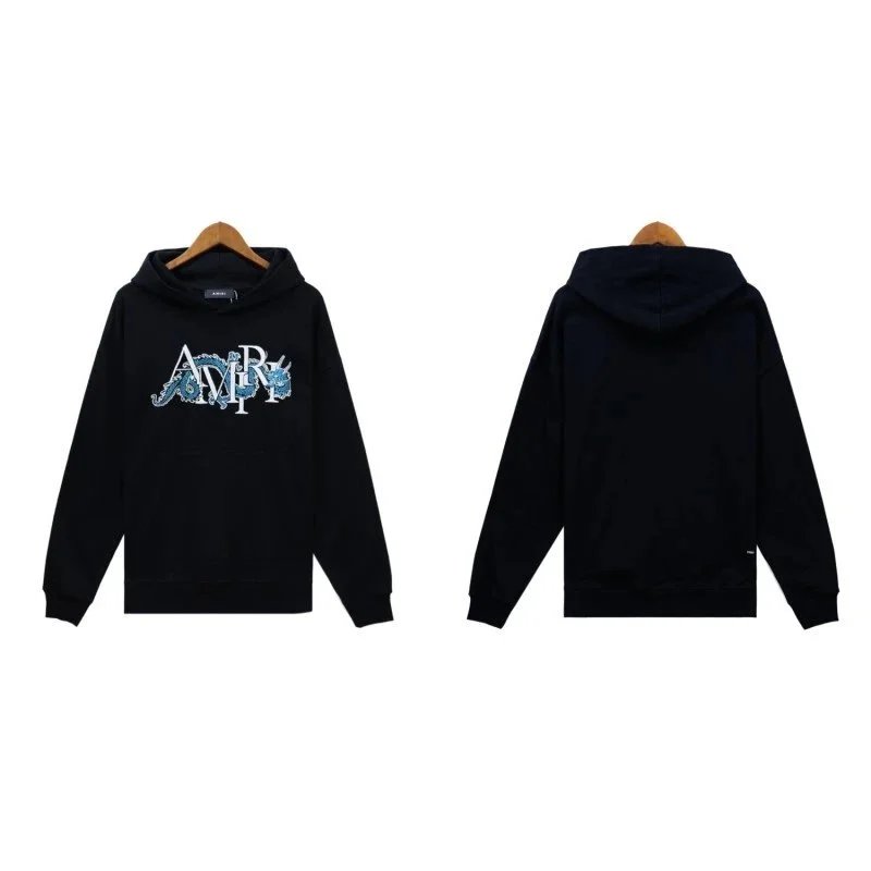 Design Varsity Jacket Light Blue with Bone Print and Green Trim Outerwear - 12