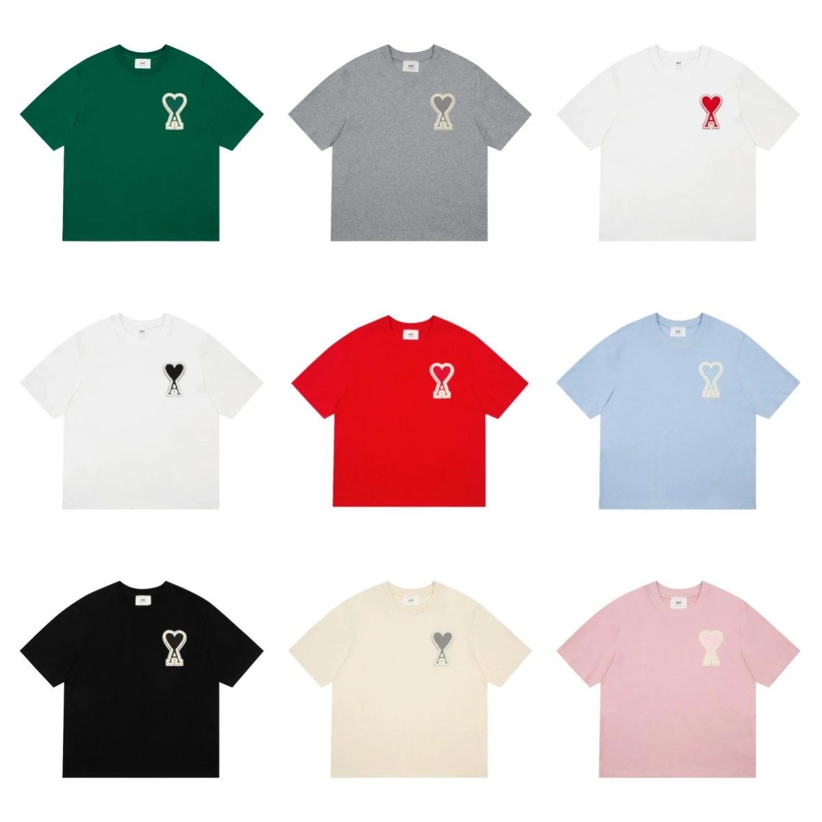 Heart Logo T-Shirts in Multiple Colors