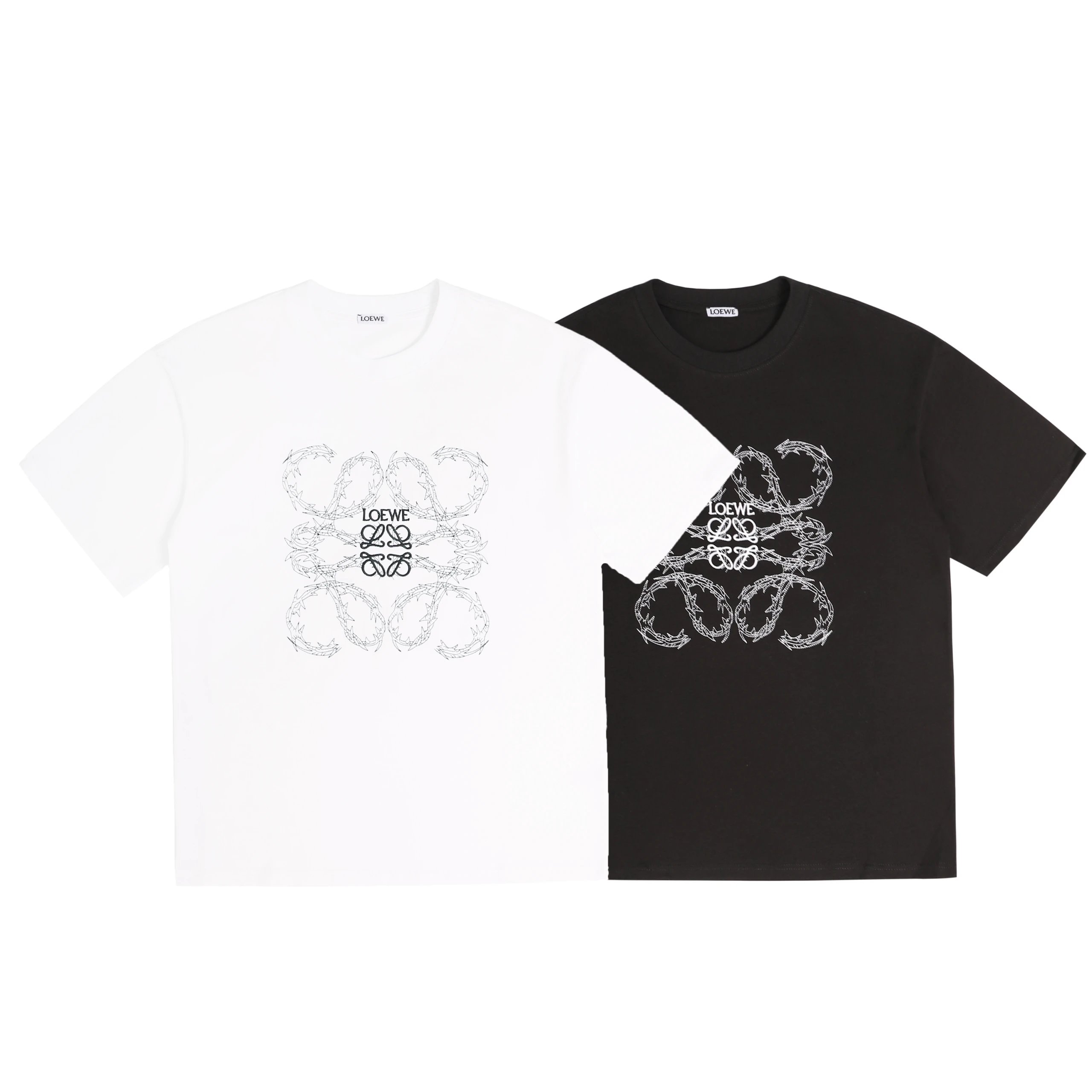 Givenchy Black Cotton Logo Art T-Shirt Unisex