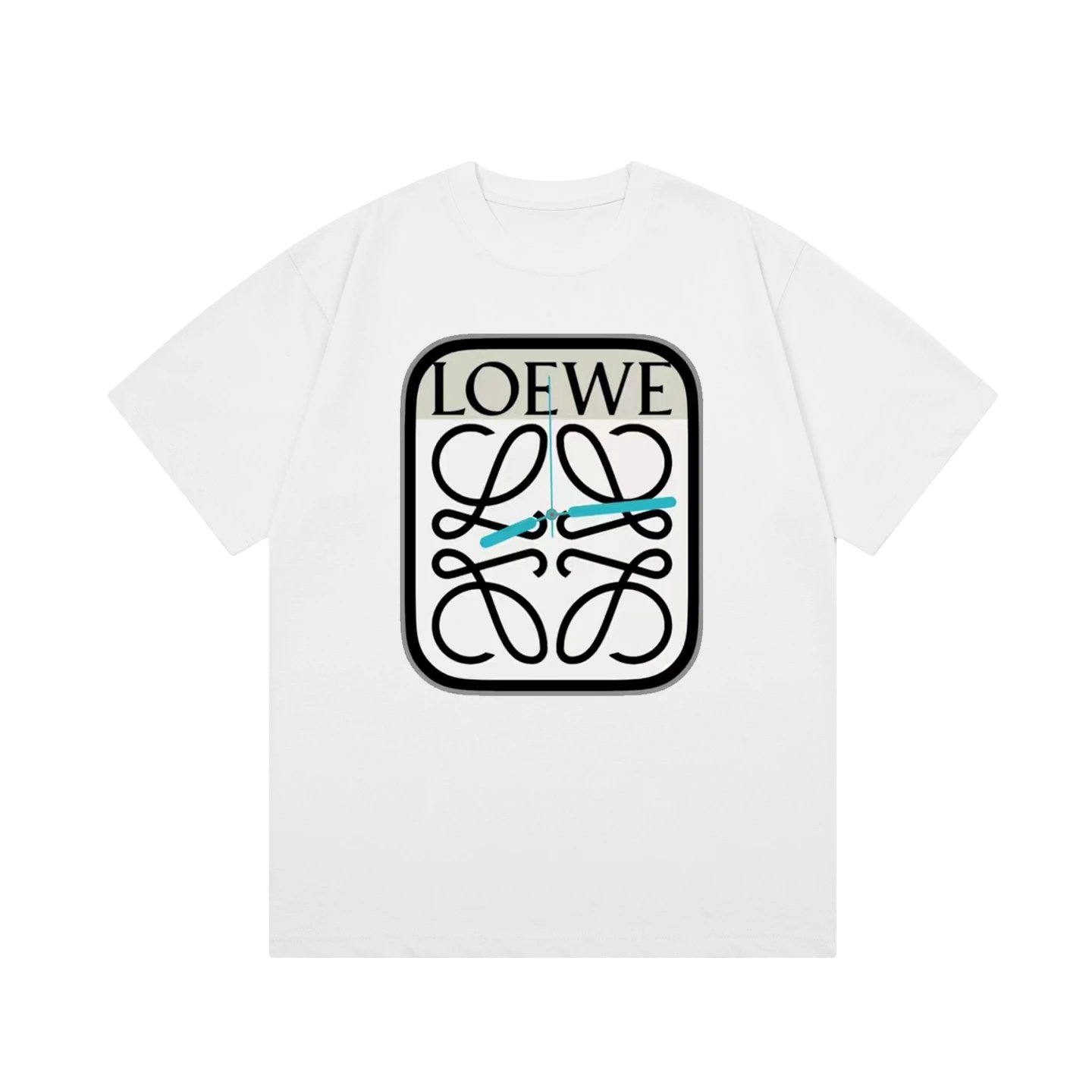 Loewe White Anagram Logo Cotton Unisex T-Shirt