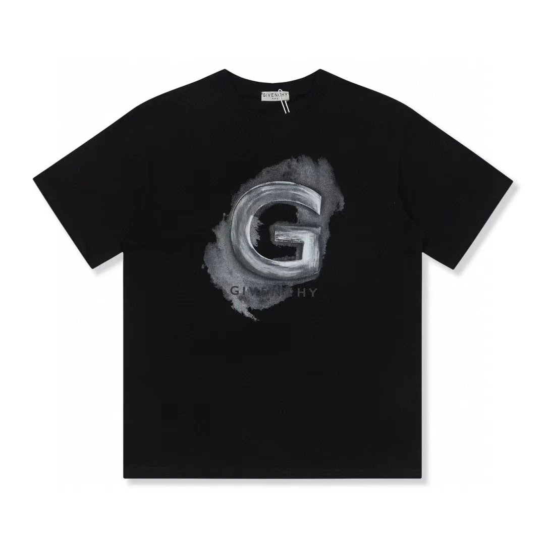 Givenchy Black G Graffiti Cotton T-Shirt