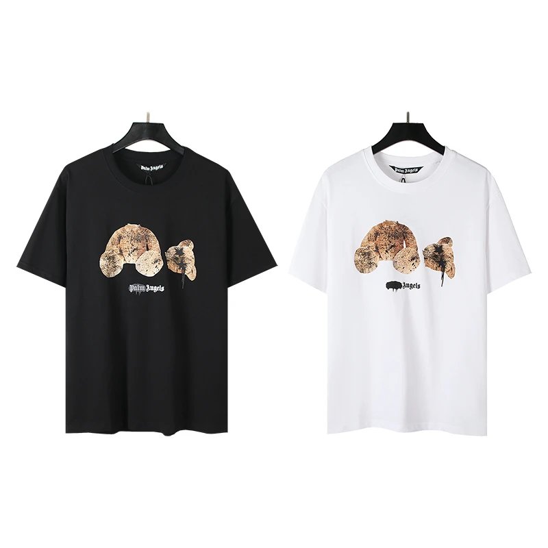 Palm Angels Palm Bear Cotton T-Shirt Unisex Streetwear