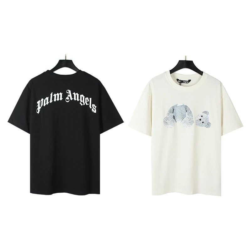 Palm Angels Gothic Logo Oversized Cotton T-Shirt