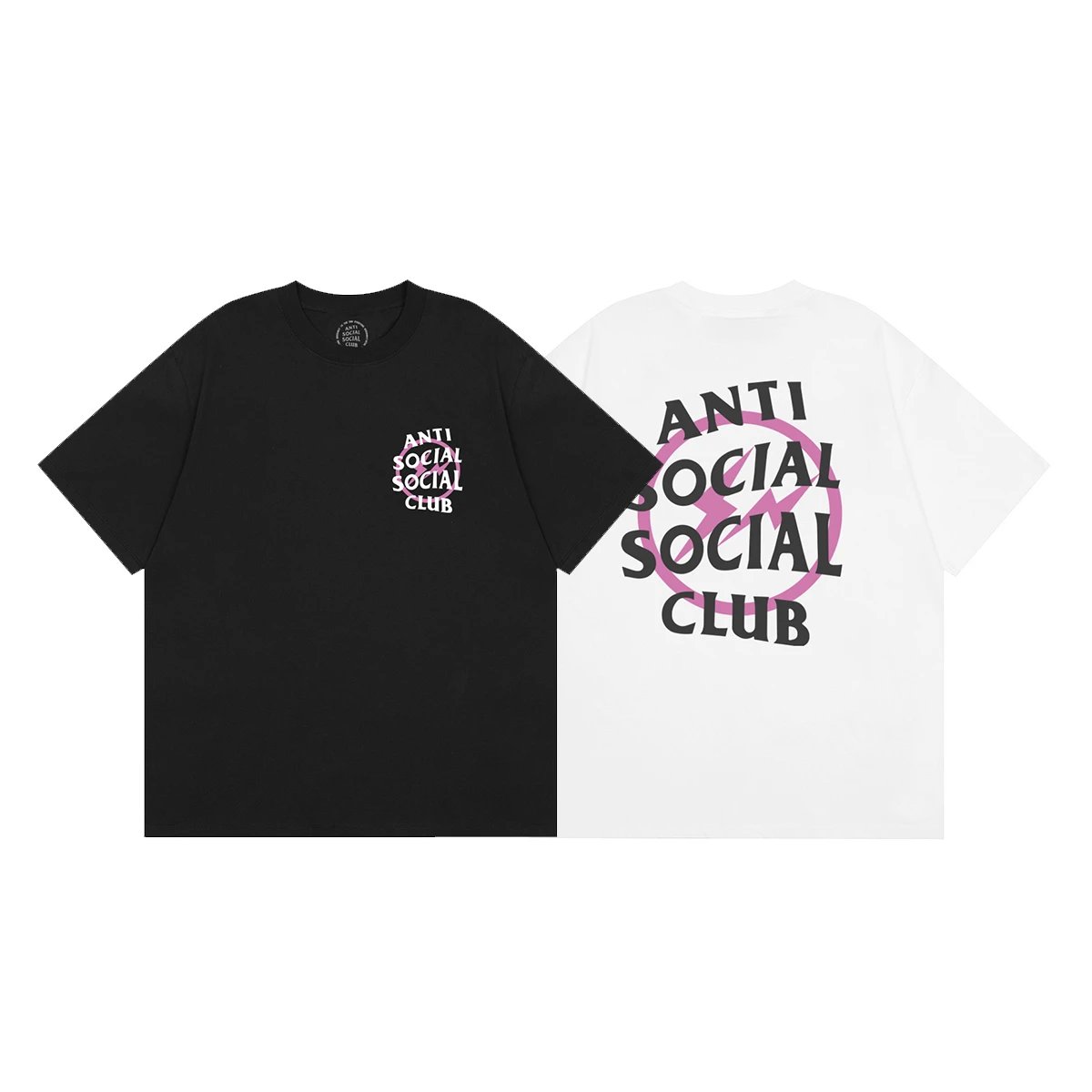 Anti Social Social Club Black Logo Cotton T-Shirt