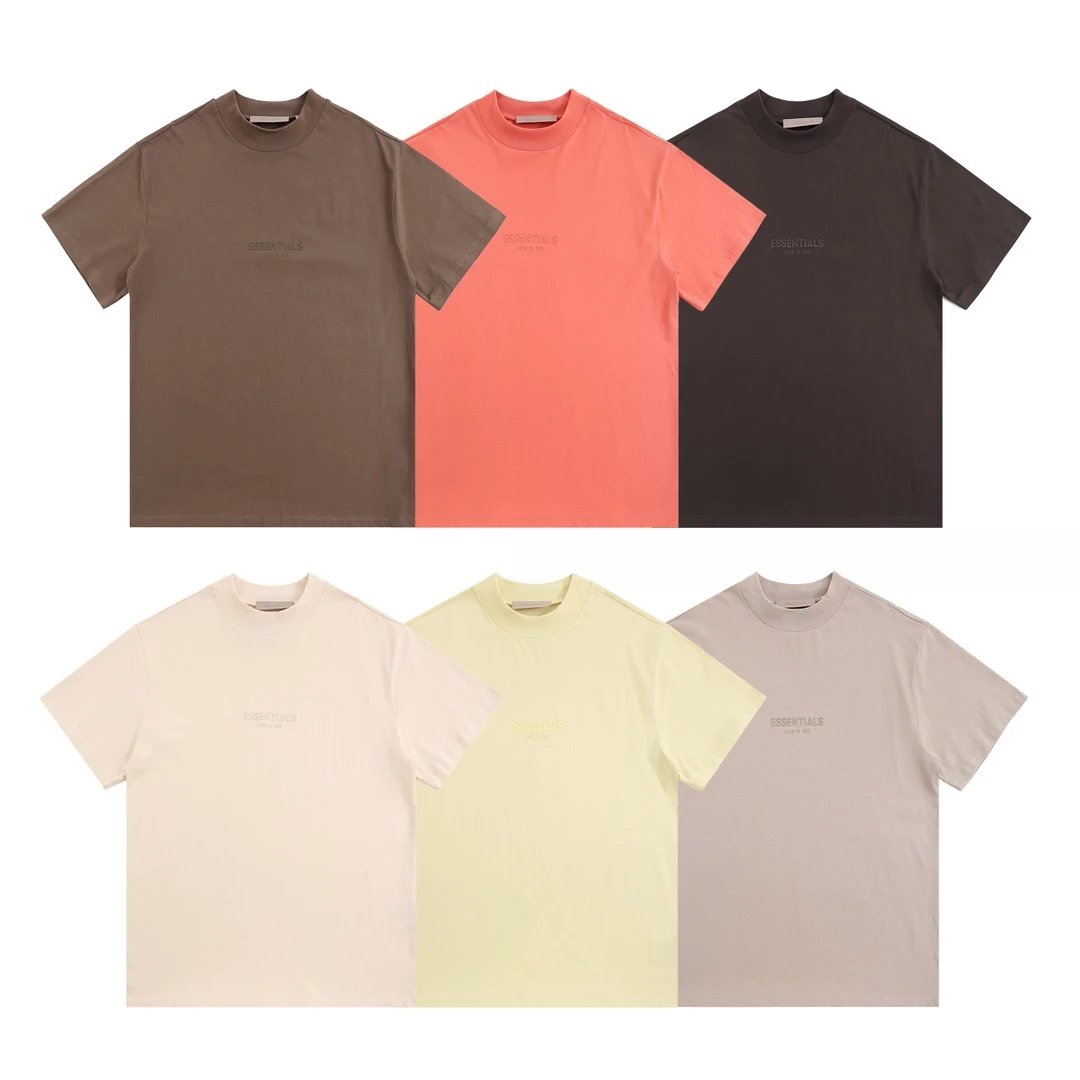 Essentials Brown Soft Cotton Streetwear Loose Fit T-Shirt