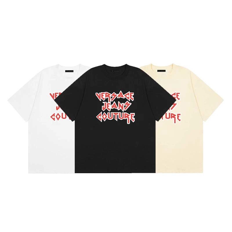 Versace Jeans Couture Black Logo Unisex T-Shirt