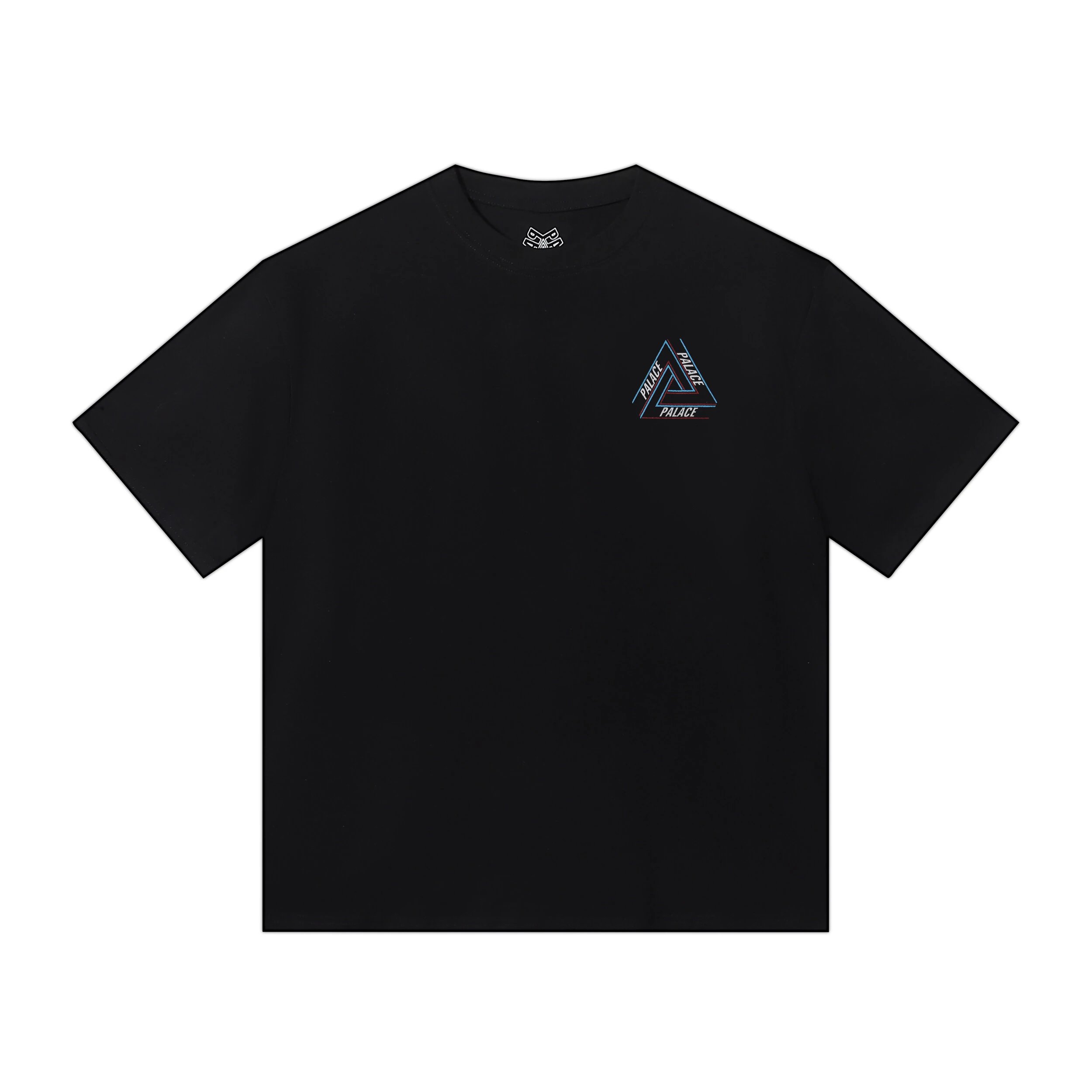 Palace Tri-Ferg Black Cotton Unisex Skate T-Shirt