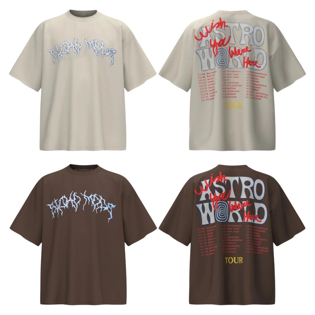 Cactus Jack Travis Scott Utopia Tour Oversized Tee