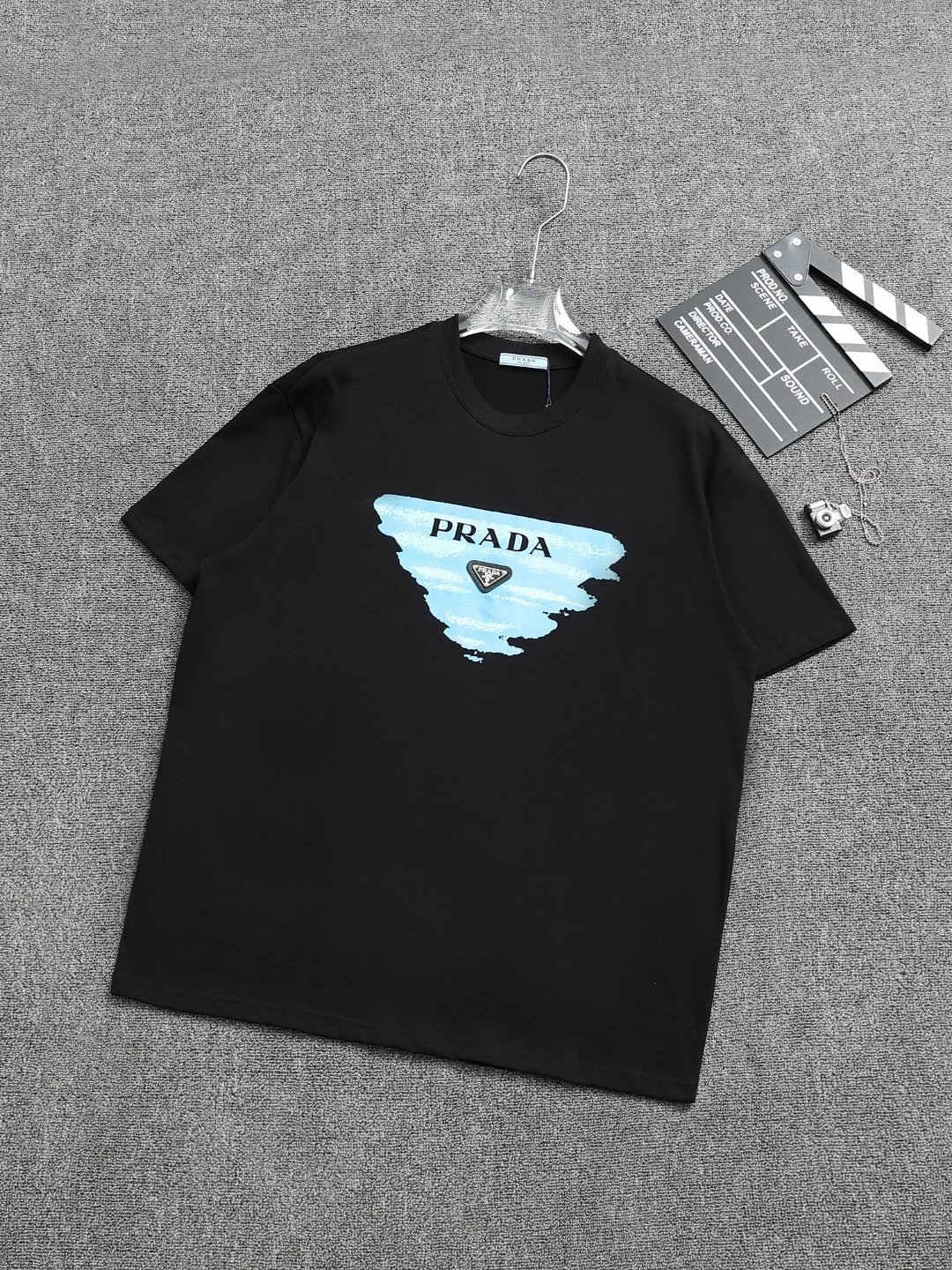 Prada Logo Print T-Shirt White - 3