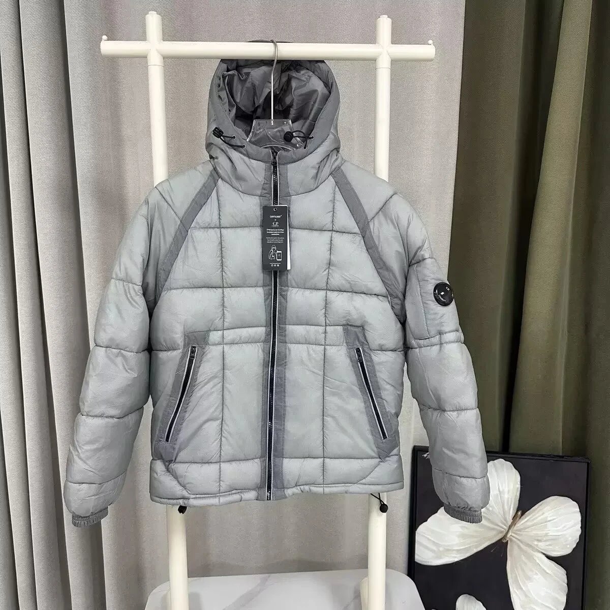 Down Jacket - Silver Gray