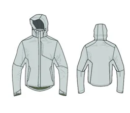 thumbnail for The five-colored bird right sleeve GO string jacket 08250352