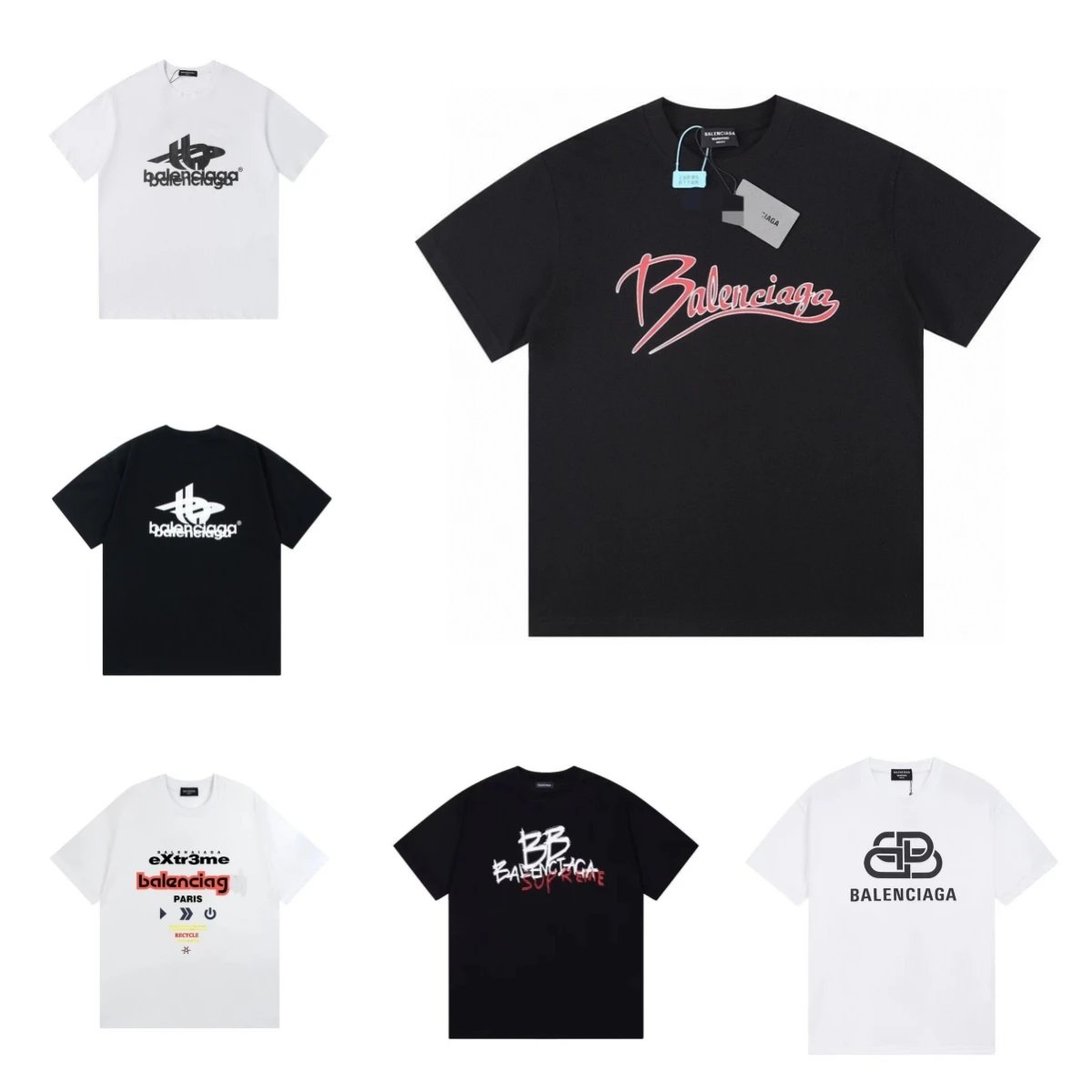 Balenciaga Logo T-Shirts
