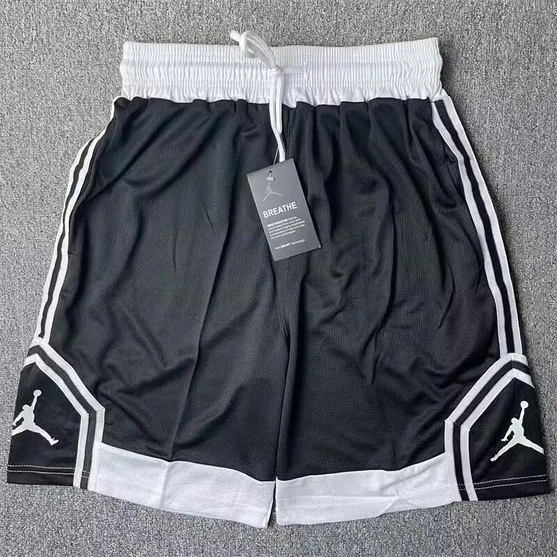 Jordan Diamond Basketball Shorts Mesh Black White