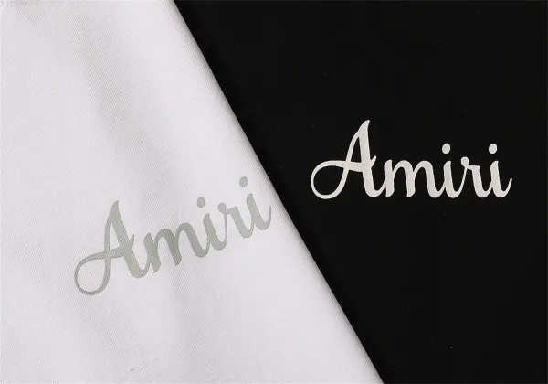 Amiri Rainbow Drip Logo T-Shirt Light Blue - 37