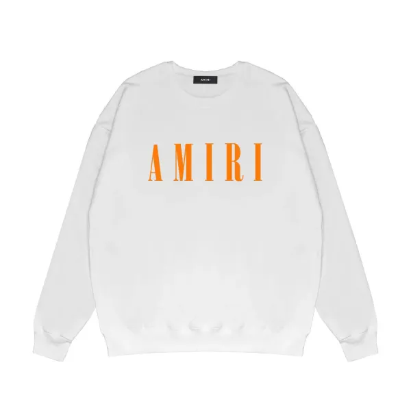 Amiri Dragon Print Crewneck White Hoodie - 19
