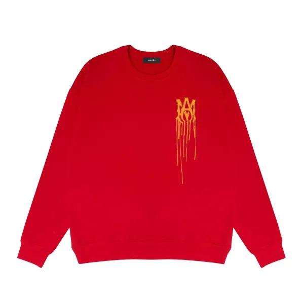 Amiri Dragon Print Crewneck White Hoodie - 13