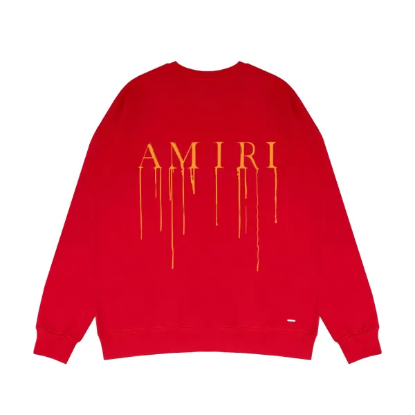Amiri Dragon Print Crewneck White Hoodie - 14