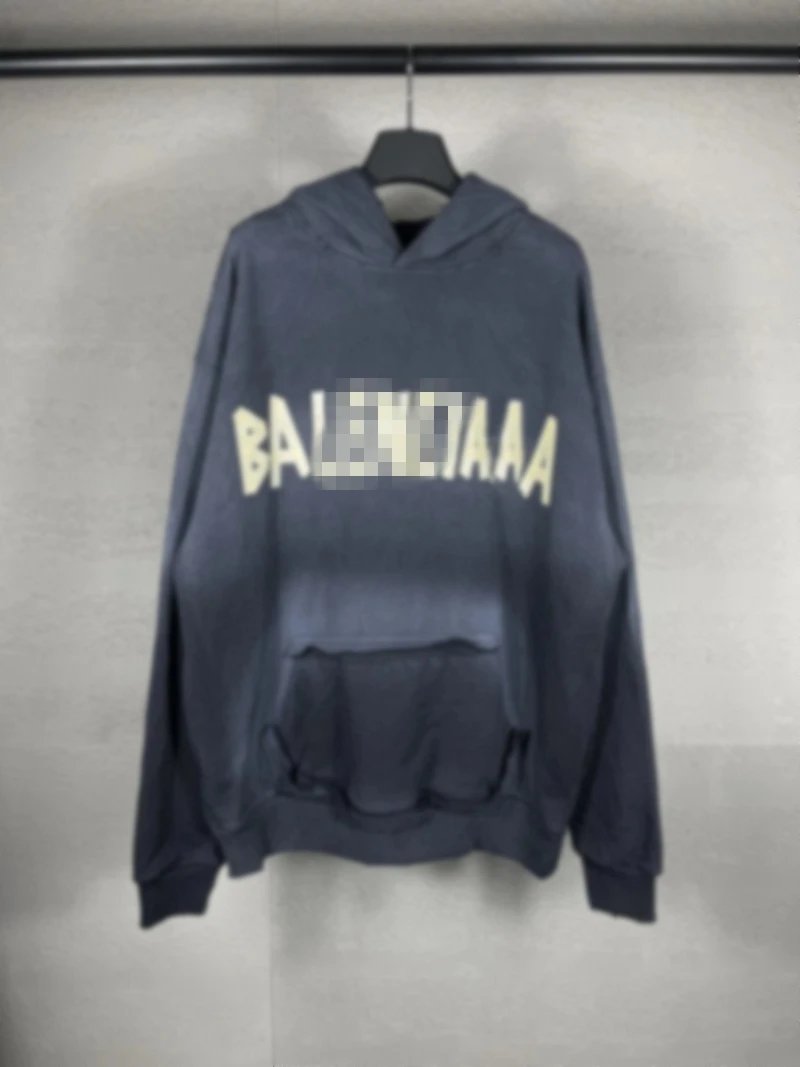 Distressed Hooded Sweatshirt photo 3