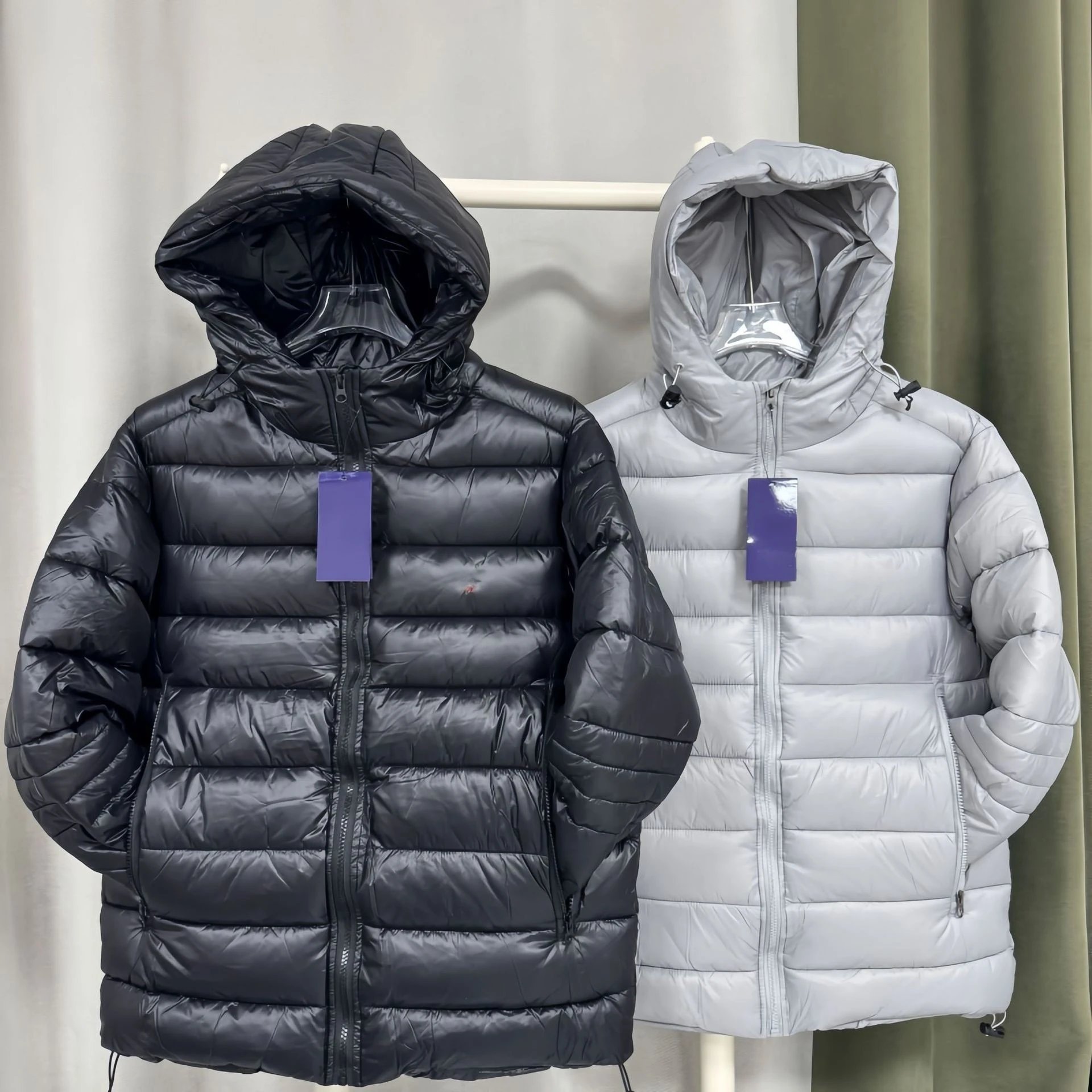 Polo Ralph Lauren Down Jacket Black Hooded Puffer - 4