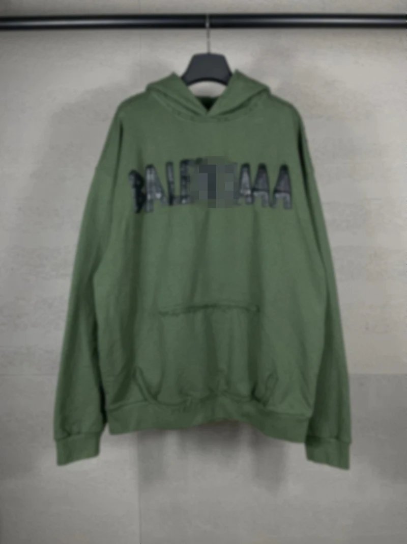 Distressed Hooded Sweatshirt photo 6