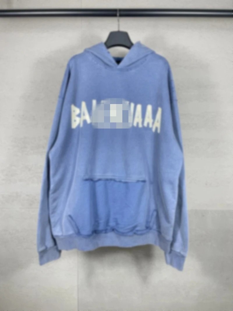 Distressed Hooded Sweatshirt photo 8
