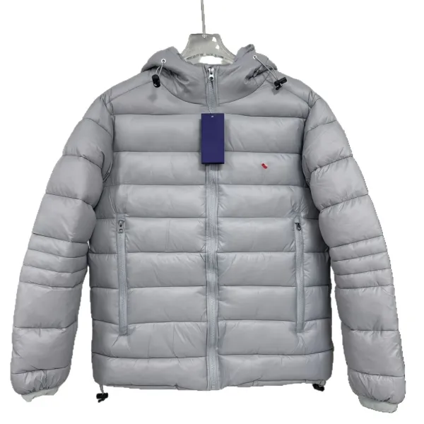 Polo Ralph Lauren Down Jacket Black Hooded Puffer - 7