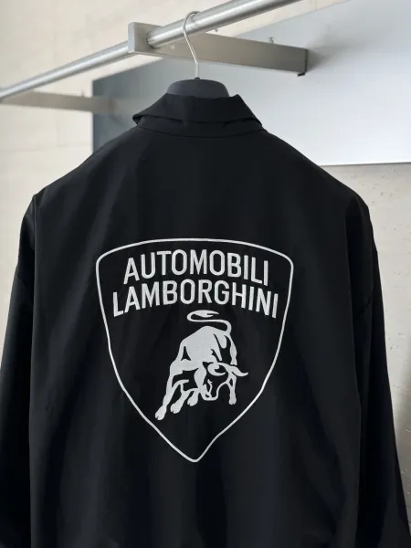 Balenciaga x Automobili Lamborghini Windbreaker Black Jacket - 8